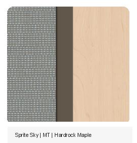 Office Color Palette: Sprite Sky | MT | Hardrock Maple