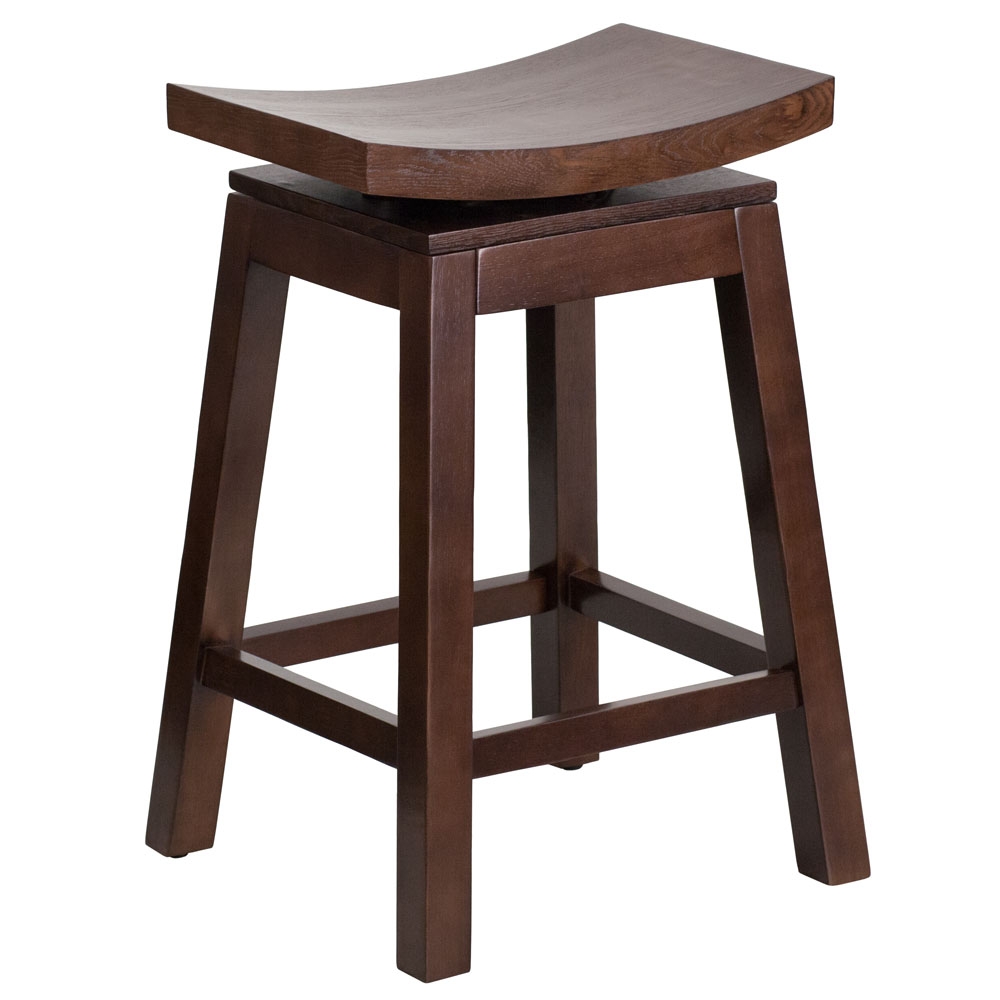 Cafe tables and chairs saddle seat bar stool