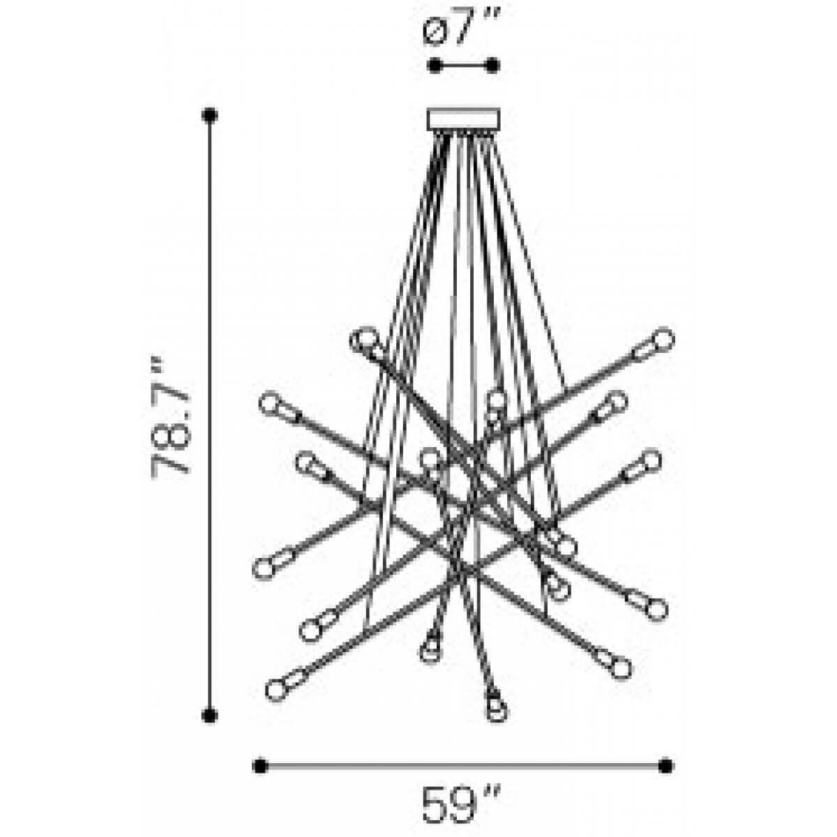 Contemporary dining room light fixtures dimensions view