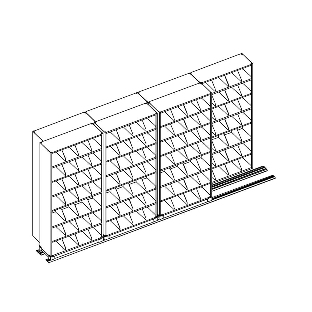 Filing system for office file storage system 1