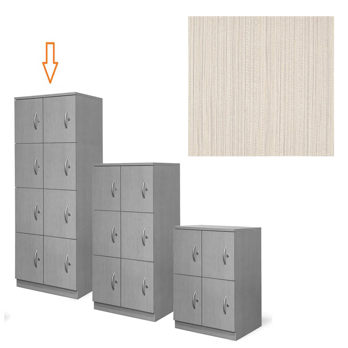 Laminate lockers CUB WLU7HN6 UMS TFL NNNN ORG 1 2