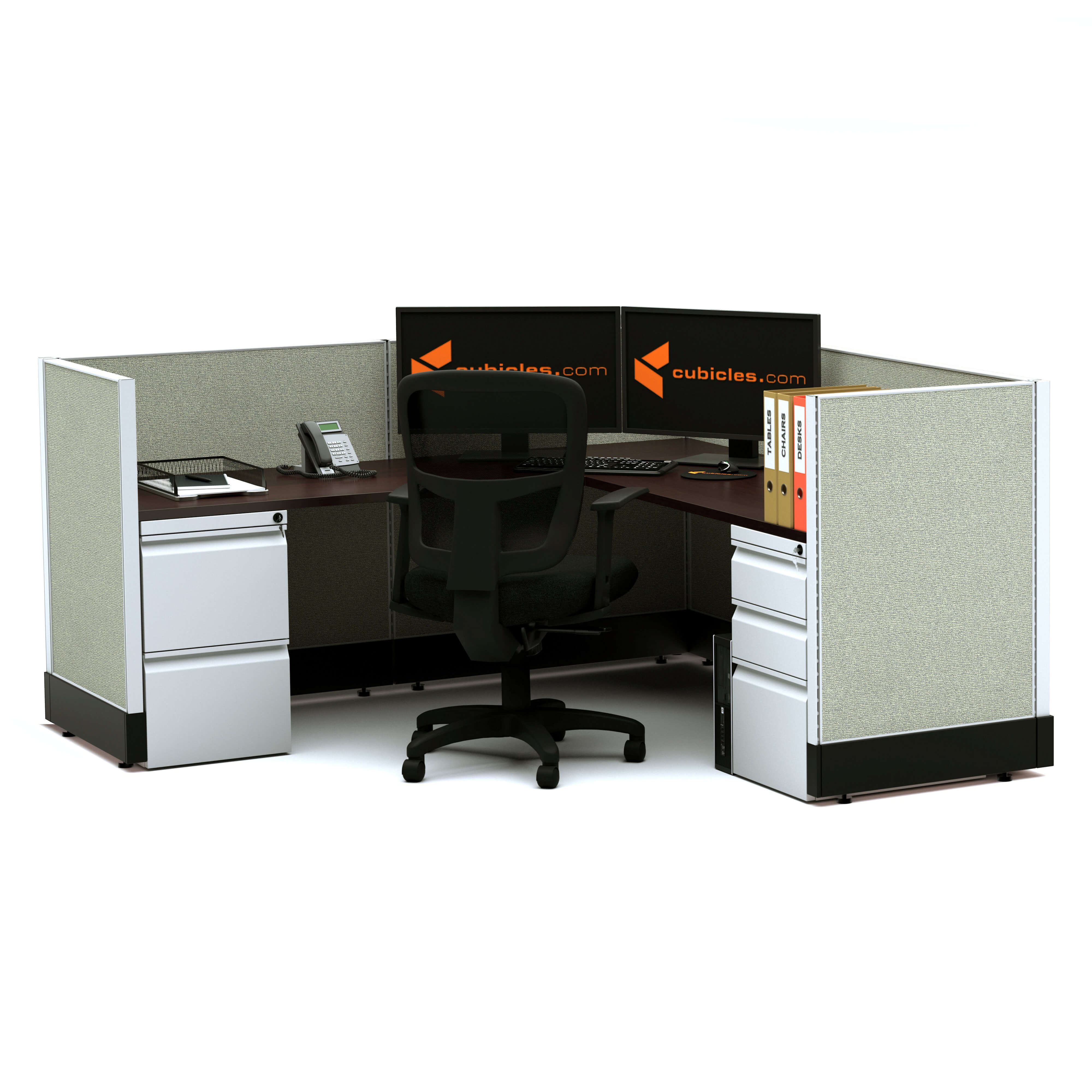 Modular office furniture system furniture 39 powered