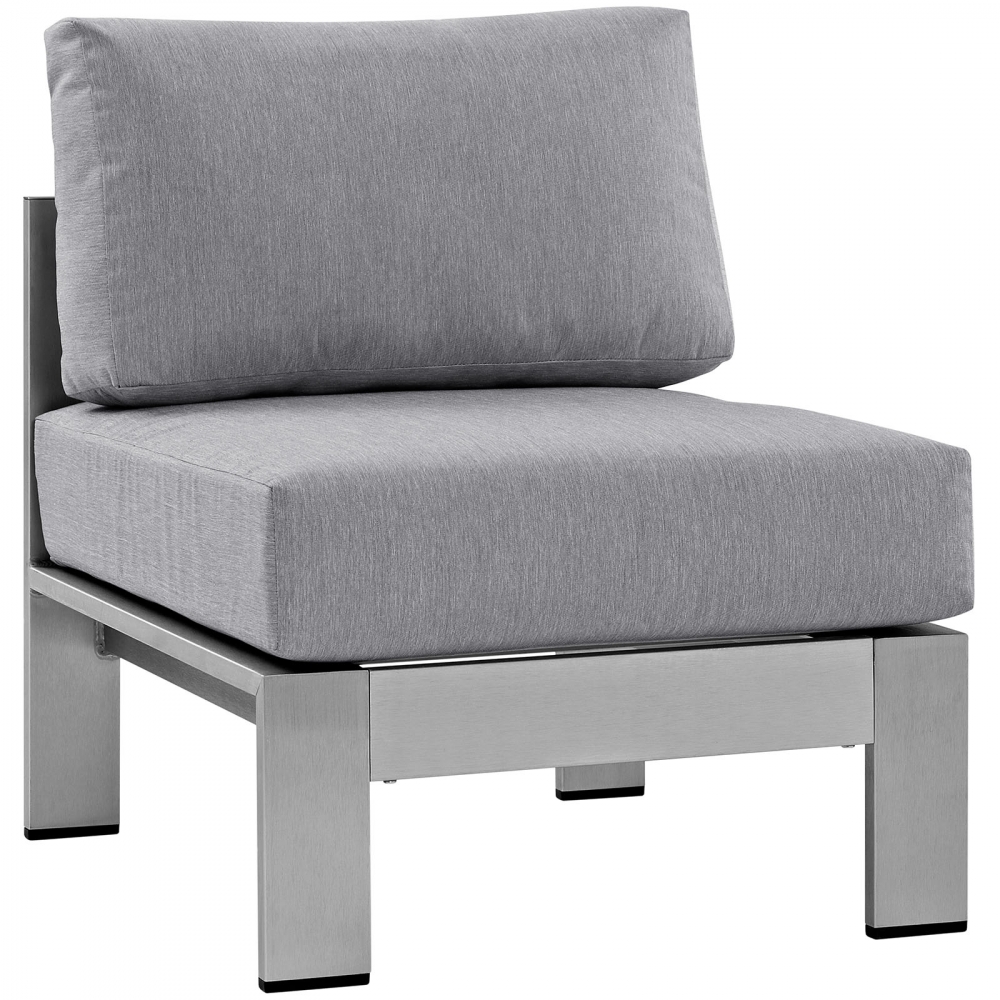 Outdoor lounge furniture CUB EEI 2263 SLV GRY MOD