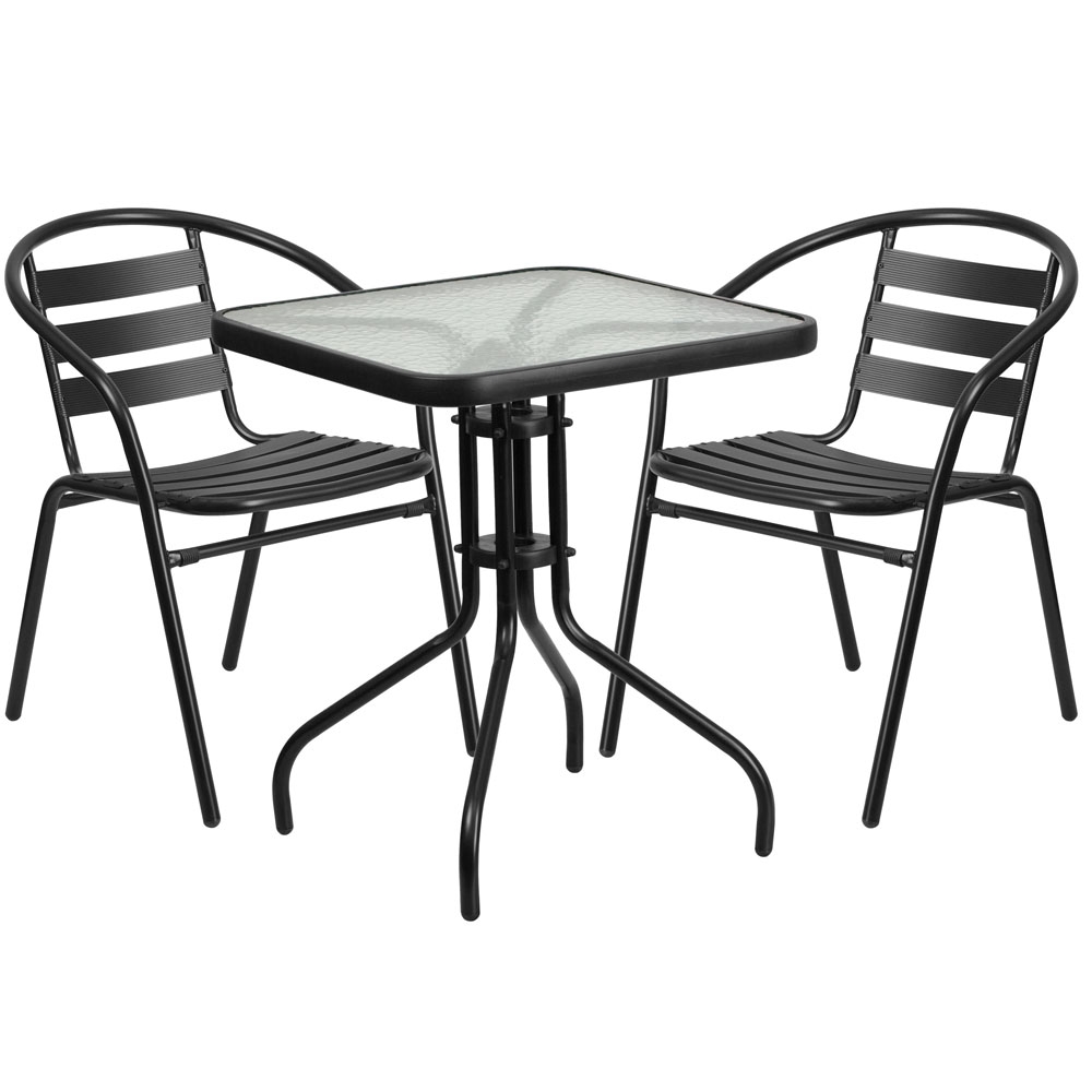 Patio table and chairs aluminium patio set