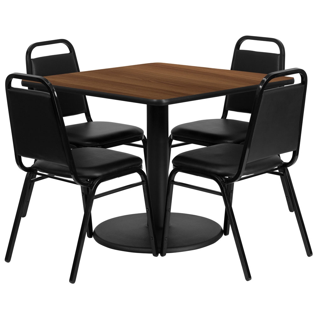 Restaurant tables and chairs 36inch square restaurant table set