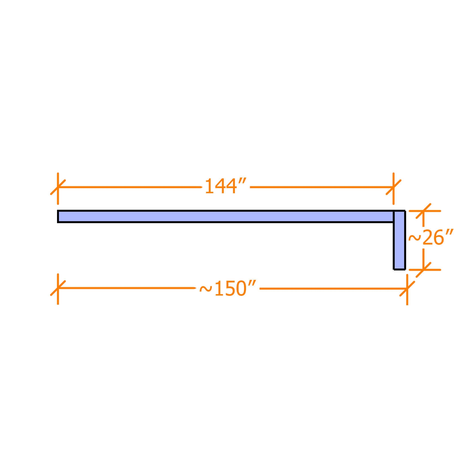 Room divider wall CUB EAW L 12 W AME 1