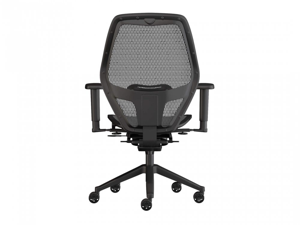 Swivel desk chairs rear view