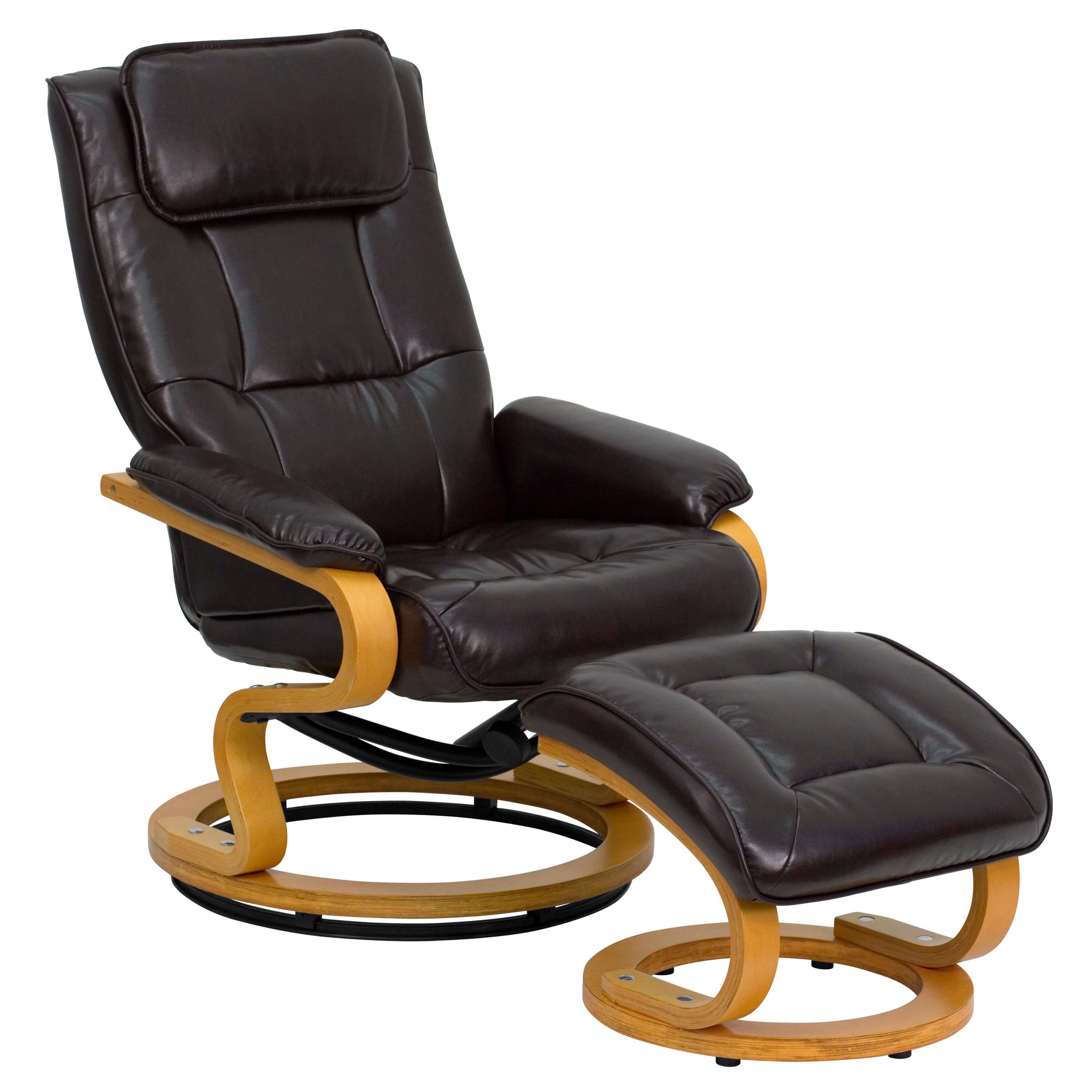 Swivel recliner CUB BT 7615 BN CURV GG FLA