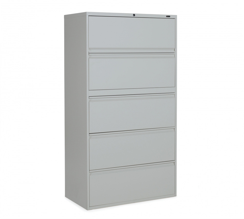 5 drawer file cabinet CUB 1942P 5F12 LGR OLG