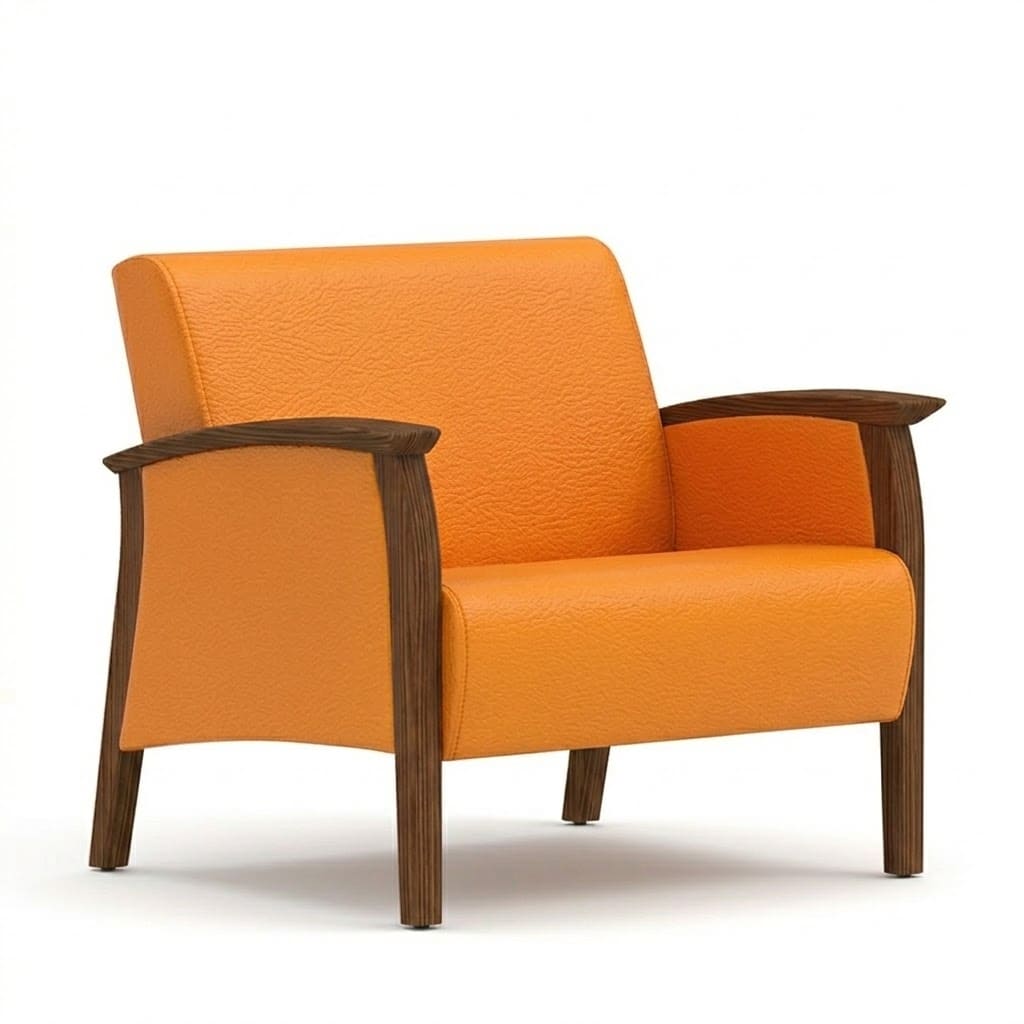 Bariatric chair bariatric armchair orange