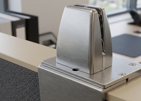 Bracket for cubicle height extender PET24H