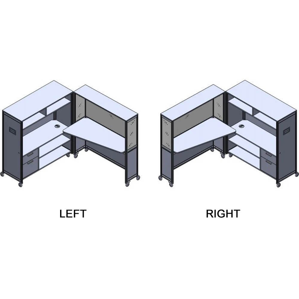 Collapsible desk dow 2000 enhanced version left right Collapsible desk dow 2000 enhanced version left right