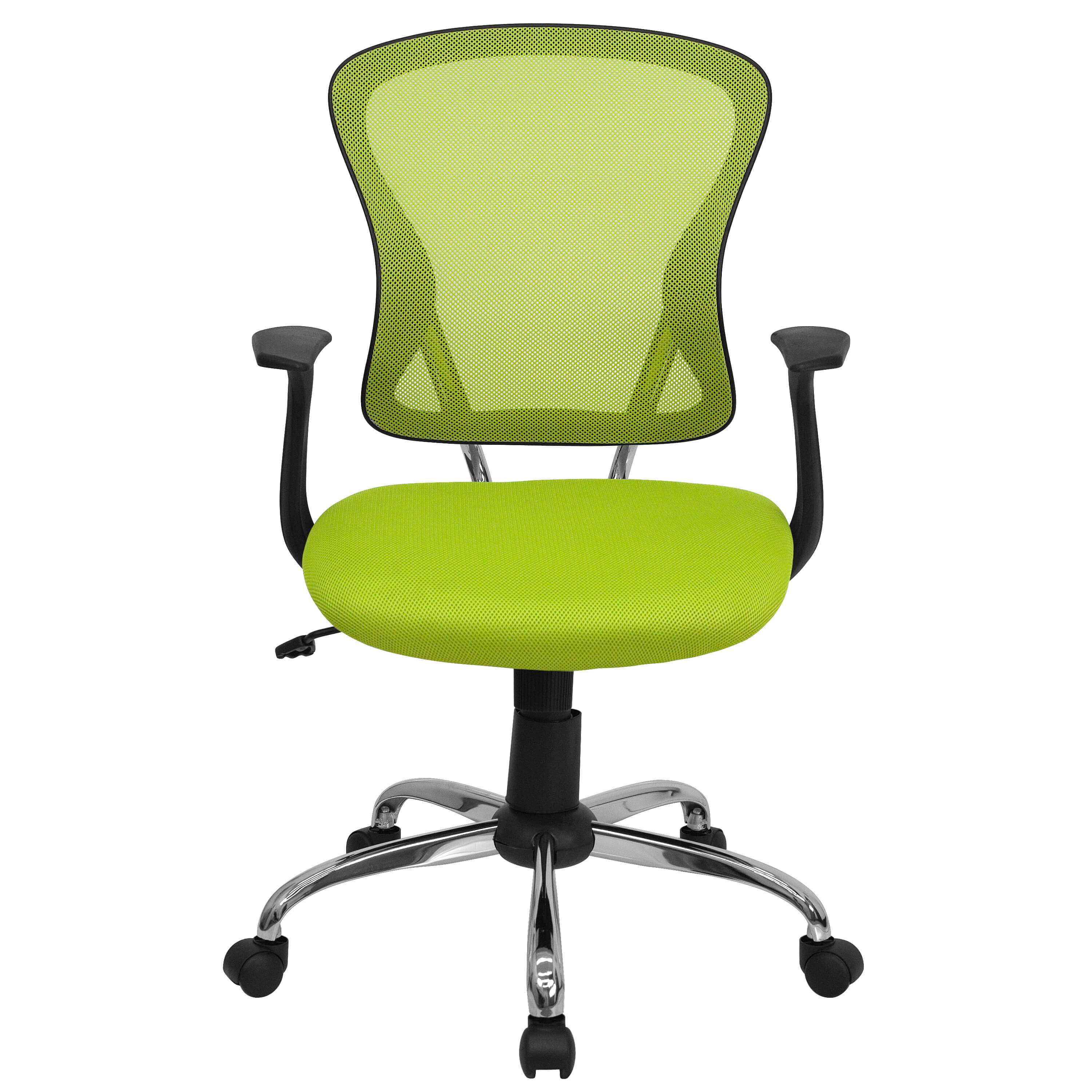 Colorful desk chairs CUB H 8369F GN GG FLA