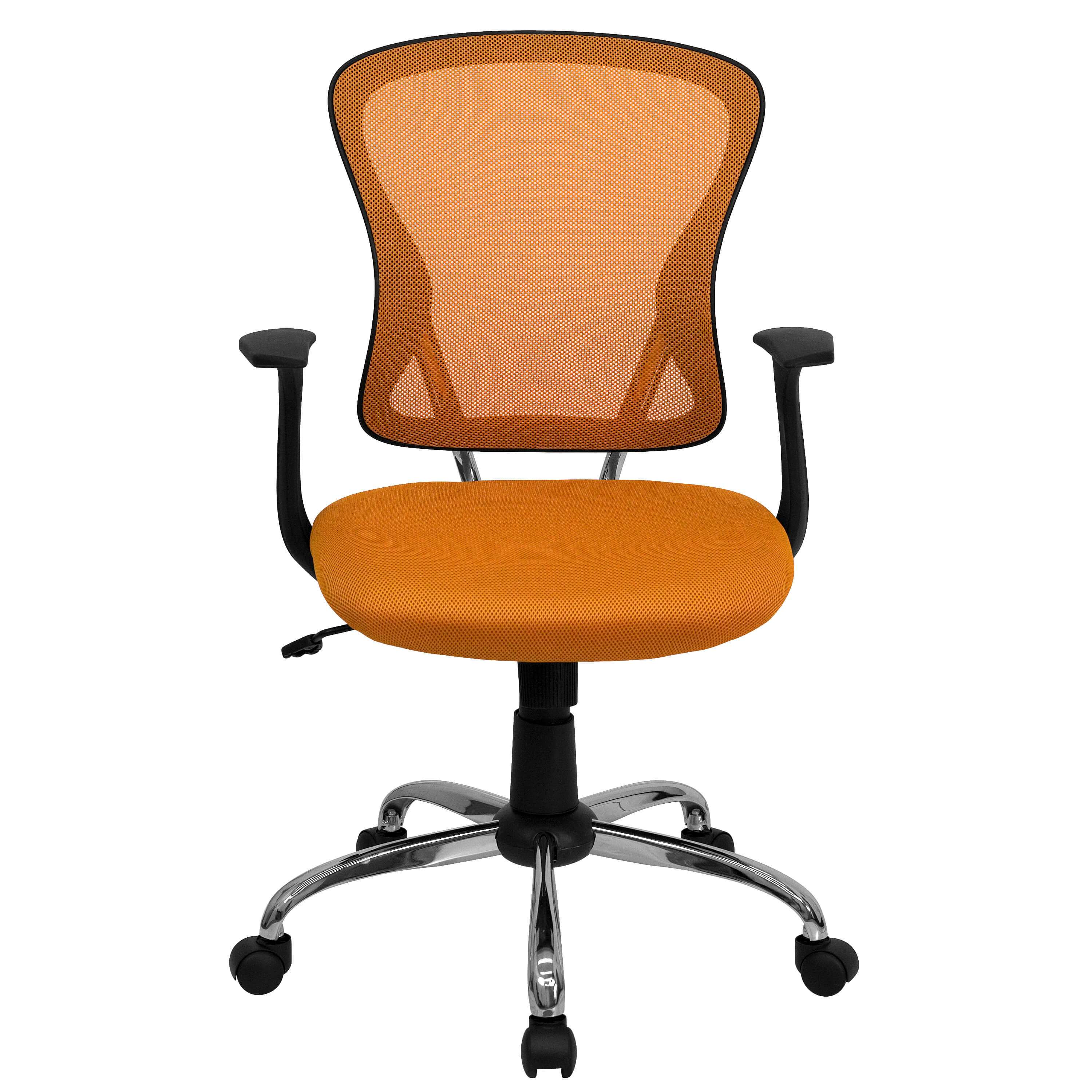 Colorful desk chairs CUB H 8369F ORG GG FLA