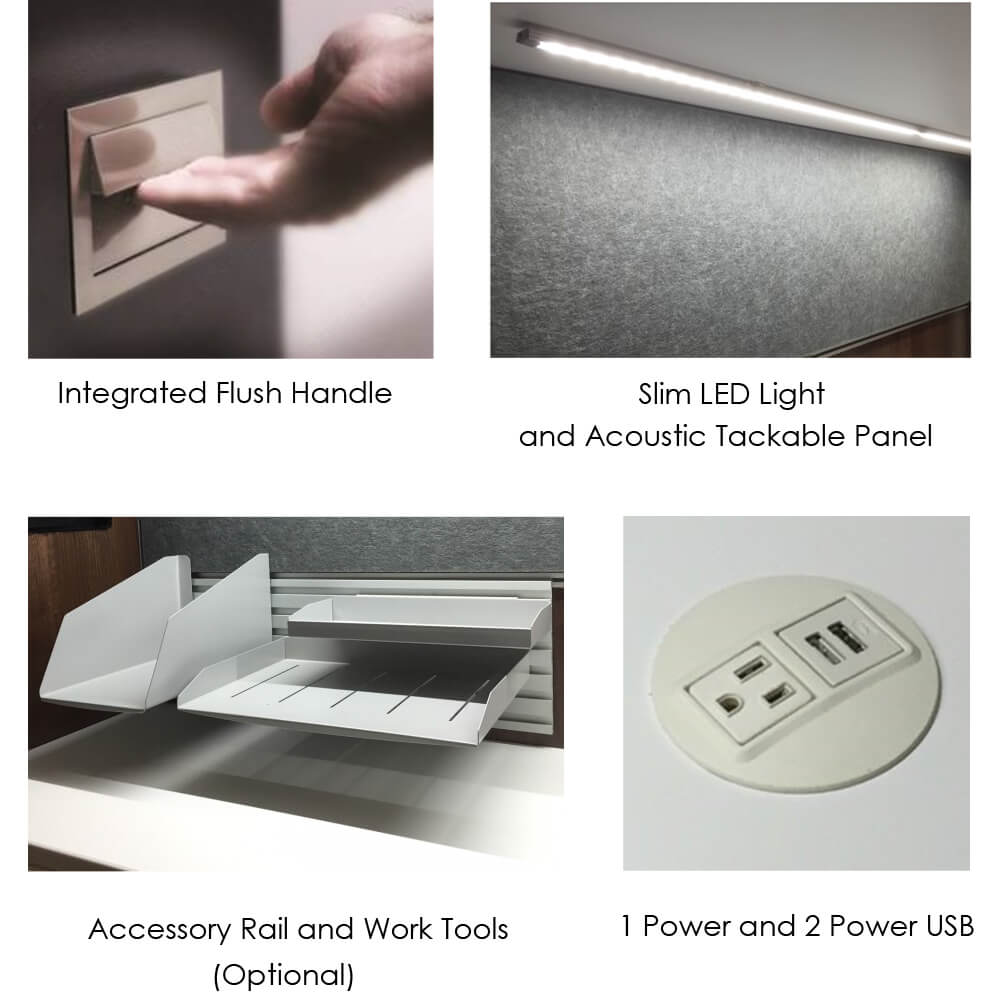 Desk on wheels details Desk on wheels details