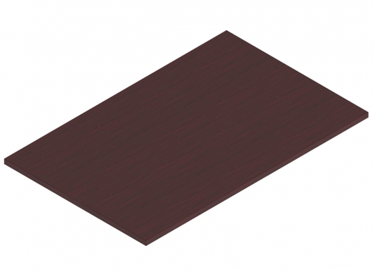 Flip top training table laminate 48x30 mahogany