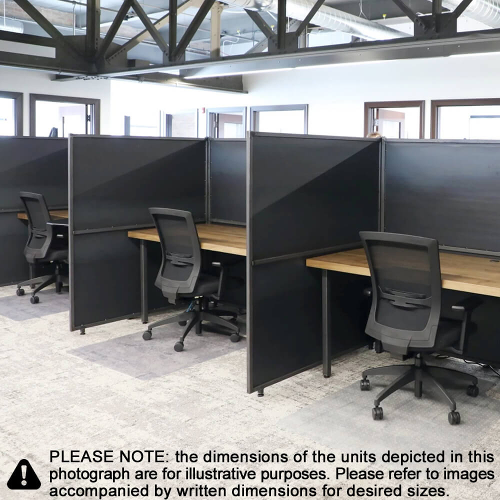 Industrial office design fixed lifestyle dimensions disclaimer 1