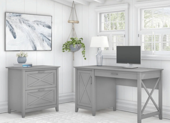 Rustic style desk with drawer lateral file cabinet space view cape cod gray Rustic style desk with drawer lateral file cabinet space view cape cod gray