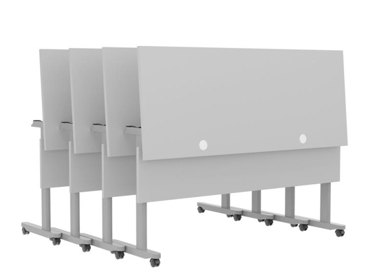 Training table with t leg 5x2 gray 9