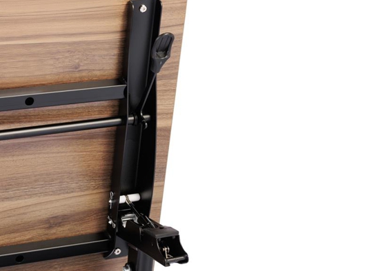 Training table with t leg 5x2 walnut black 13 Training table with t leg 5x2 walnut black 13
