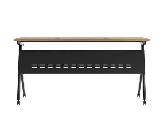 Training table with t leg 5x2 walnut black 9 Training table with t leg 5x2 walnut black 9