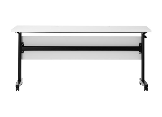 Training table with t leg 5x2 white black 11