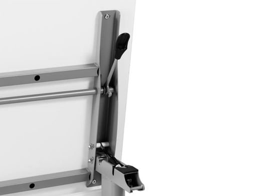 Training table with t leg 5x2 white grey 13 Training table with t leg 5x2 white grey 13