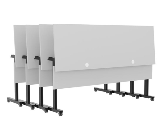 Training table with t leg 6x2 gray black 11 Training table with t leg 6x2 gray black 11