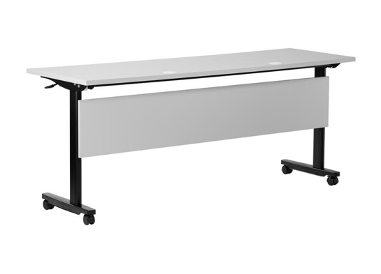 Training table with t leg 6x2 gray black 4 Training table with t leg 6x2 gray black 4