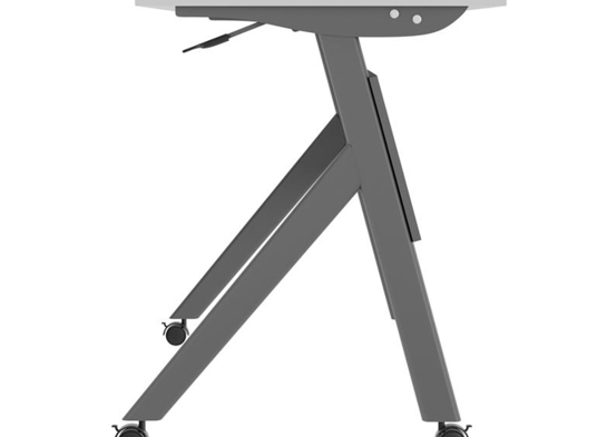 Training table with x leg 5x2 gray 14