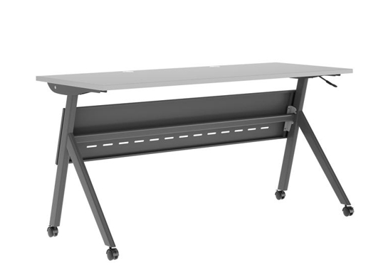 Training table with x leg 5x2 gray 5