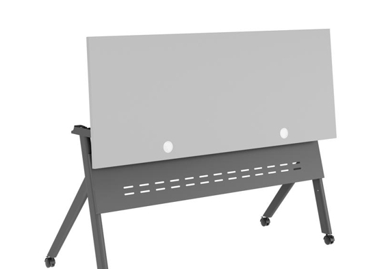 Training table with x leg 5x2 gray 7