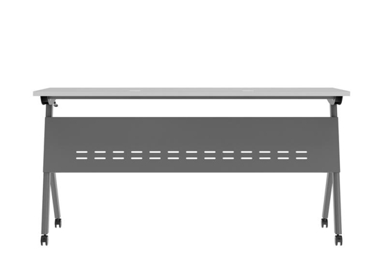 Training table with x leg 5x2 gray 9