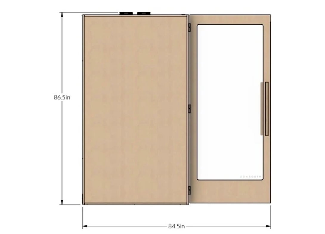 Zen pro single person office phone booth door dimensions Zen pro single person office phone booth door dimensions