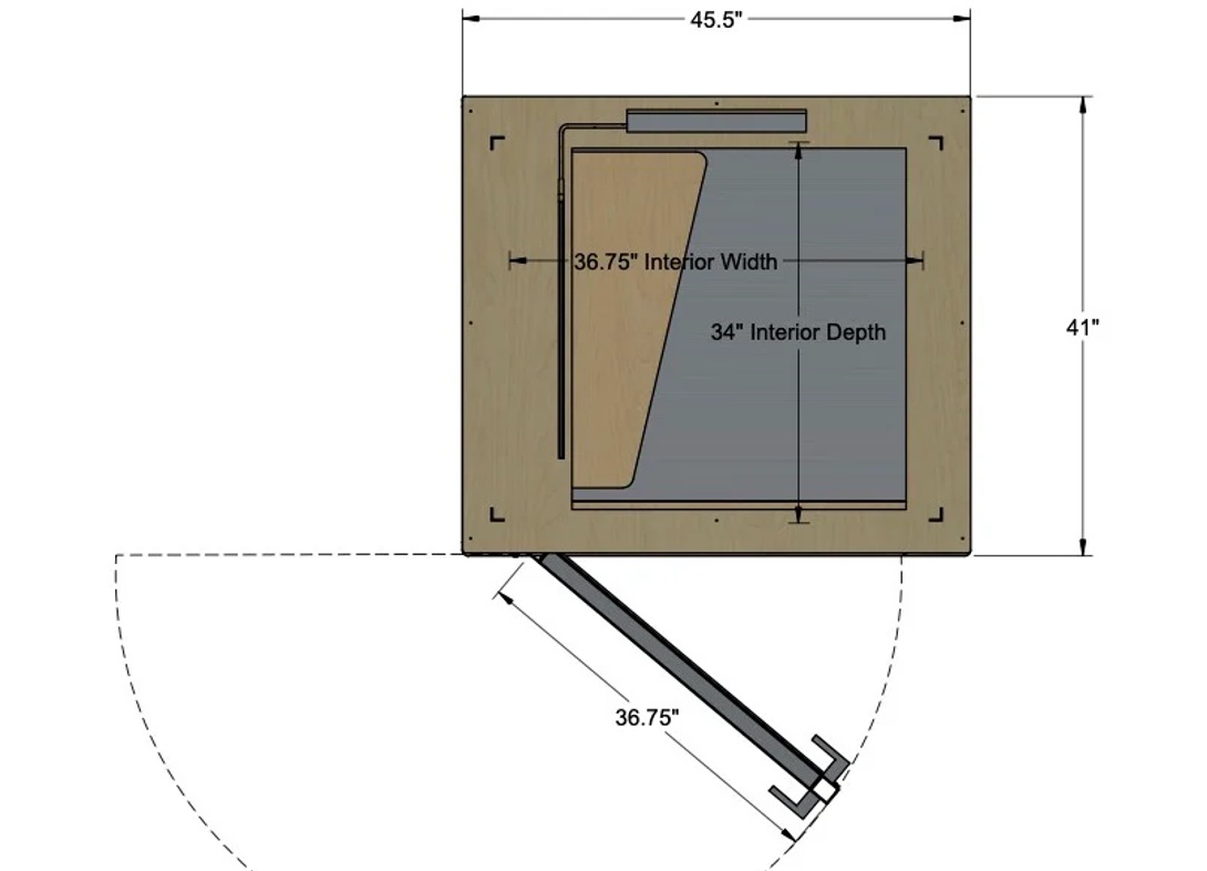 Zen single person office phone booth open door dimensions Zen single person office phone booth open door dimensions